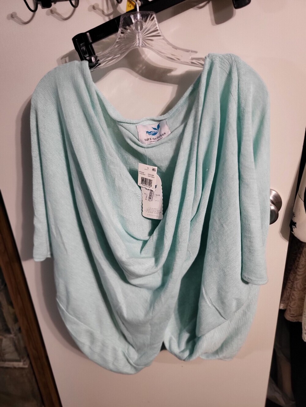 NEW SAVE THE OCEAN TOP SZ L